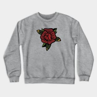 Classic Tattoo Inspired Rose Crewneck Sweatshirt